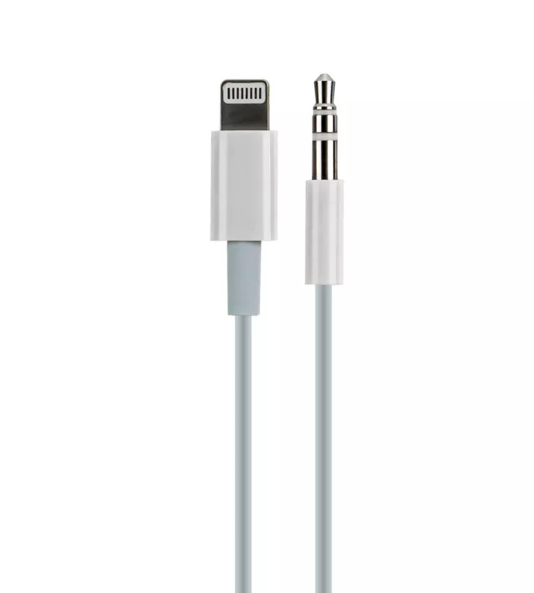 MH025 تحويلة ايفون لاوكس Lightning to 3.5AUX Audio Adapter