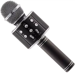 ميكروفون WS-858 بلوتوث لاسلكي كاريوكي 