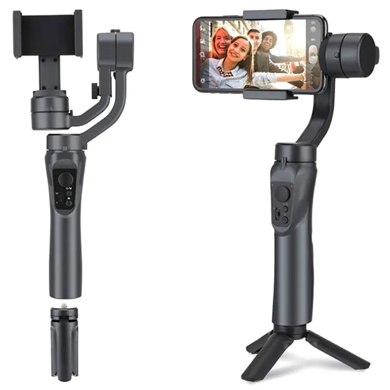 F6 مانع الاهتزاز للهاتف المحمول ذو 3 محاور Gimbal لتصوير مقاطع الفيديو اليومية والبث المباشر على يوتيوب