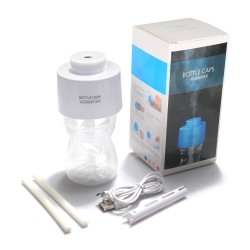مرطب هواء بغطاء زجاجة محمول صغير مع كابل USB للمنزل والمكتب 