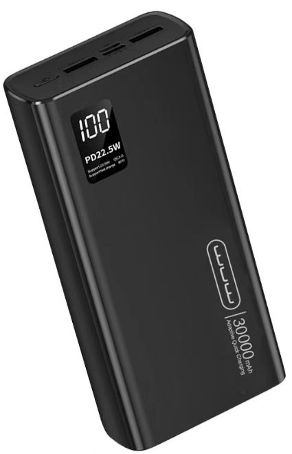 UMB باور بانك اصلي حقيقي فعلي WUW Y118 30000mAh PD20W+QC3.0 22.5W شاشة LED شاحن سريع