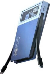 باور بانك WUW Y121 اصلي 10000 مللي امبير قدرة حقيقية و فعلية  PD 22.5 وات شاشة LED BK
