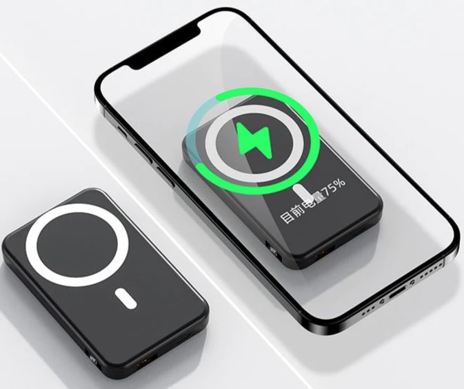 JJT-A27 باور بانك مغناطيسي لاسلكي 10000MAH 37WH بقدرة حقيقية فعلية اصلية 