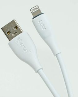 GFUZ كابل USB الى ايفون كابل شحن ونقل بيانات سريع 25 واط بطول 1 م موديل GB-01I