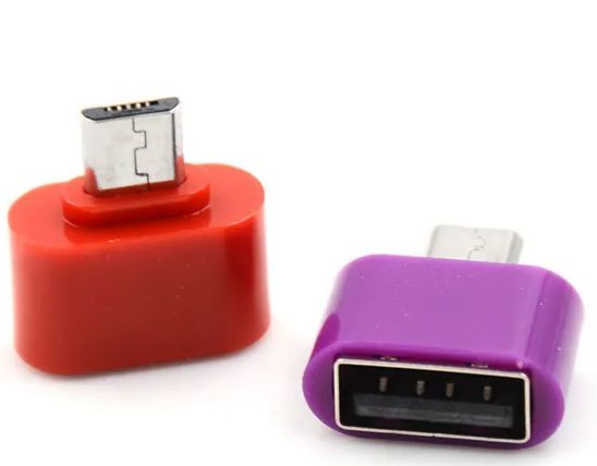 تحويلة مايكرو USB ذكر إلى USB 2.0 محول OTG للهواتف اللوحية التي تعمل بنظام أندرويد 