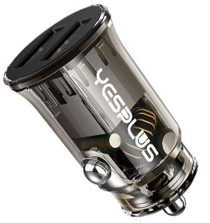 YESPLUS - YS-1206 - شاحن سيارة USB مزدوج