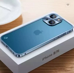 كفر شفاف غير لامع بإطار معدني من الالمنيوم