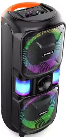 سبيكر  ماكس ستيريو 8 انش 2× RGB لاسلكي ABS-8202