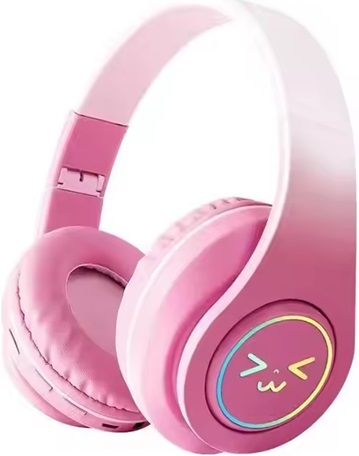 هيدفون كات فيس ستيريو ‏الاسلكية المضيئة QC-B39PRO