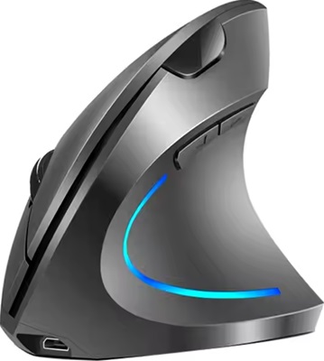VERTICAL الطبي 2.4G - ماوس لاسلكي بالتصميم العامودي JR322 RGB 