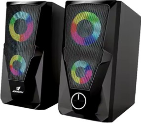 سبيكرات 2.5 بوصة x2 مكتبية RGB جيمينج JERTECH S6 