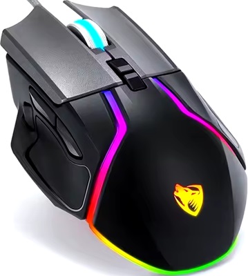 CREATOR T-WOLF - جيمنج ماوس DPI6400 بإطار متعدد الاشكال V11