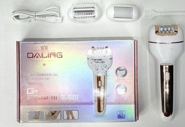  ماكنة الحلاقة DALING الكهربائية 3 في 1 للعناية المتكاملة تعمل بالبطارية DL-6037