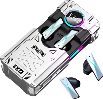 ايربود ميجا مع باور بانك بالتصميم المستقبلي المقاومة للماء DX-08