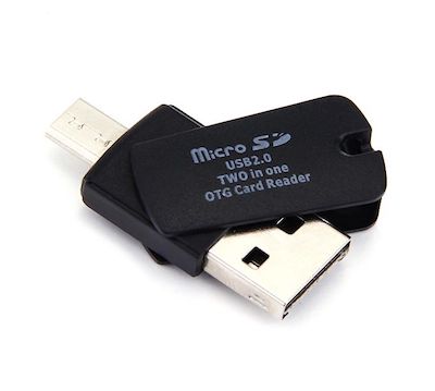 قارئ بطاقات USB2.0 Micro USB OTG TF 