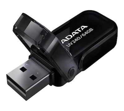 فلاشة 32 جيجا بايت USB 2.0 من ADATA مع غطاء مفصلي