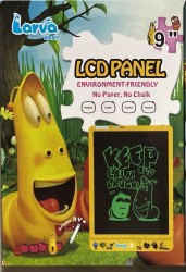 لوح LCD كتابة ملون LARVA شاشة 9 انش