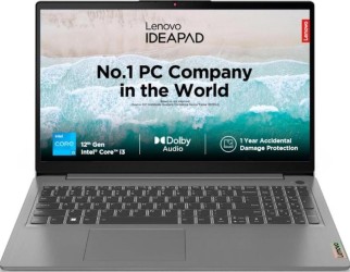 LENOVO IDEAPAD 3 - شاشة 15.6 - معالج Intel Core i3 - رام 8GB - ذاكرة 256GB - الجيل 12 - لابتوب